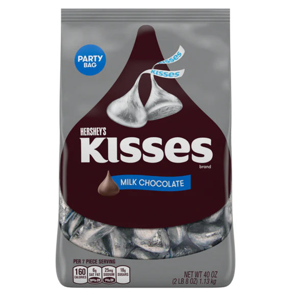 Hershey's Kisses Milk Chocolate Wrapped (330 Pieces Per Bag)